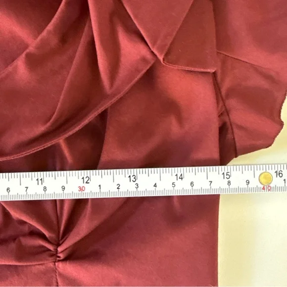 Vintage Prada 2009 Women’s Blouse Deep Burgundy Quiet Luxury Minimalist Sz 2 4 - Picture 10 of 12